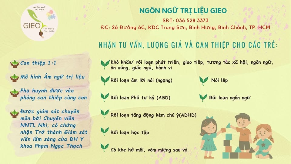 CÔNG TY TNHH NGÔN NGỮ TRỊ LIỆU GIEO